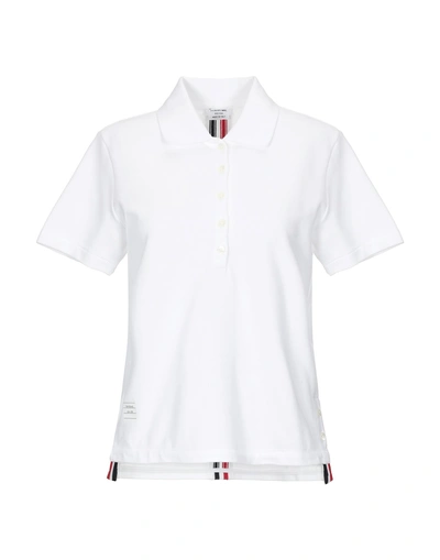 Thom Browne Polo Shirt In White