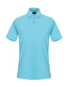 Fedeli Polo Shirt In Azure