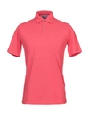 Fedeli Polo Shirt In Coral