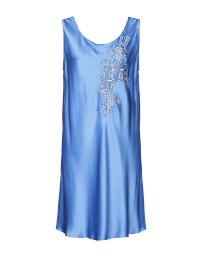 Vivis Nightgowns In Slate Blue