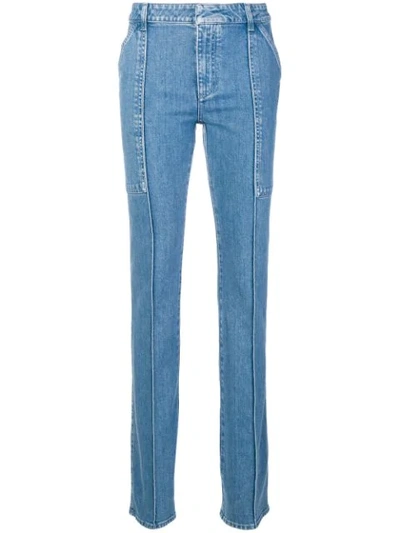 Stella Mccartney Centre Seam Jeans In Blue