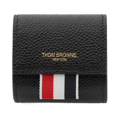 Thom Browne Small Coin Case In Black