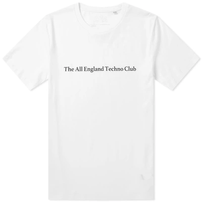 Idea All England Techno Club Tee - End. Exclusive In White