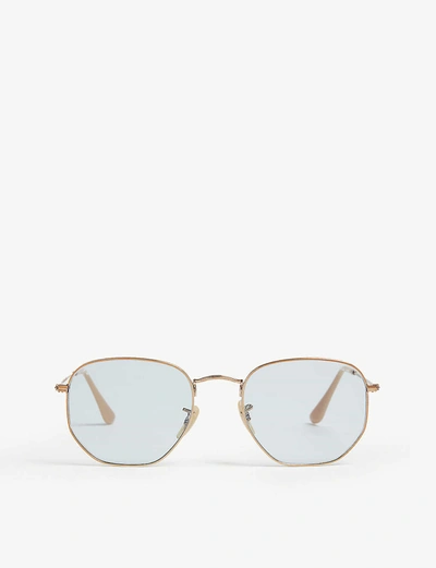 Ray Ban 0ch5387 Butterfly Sunglasses In Bronze/copper (brown And Bronze)