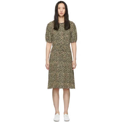 Apc Ondine Dress In Biege