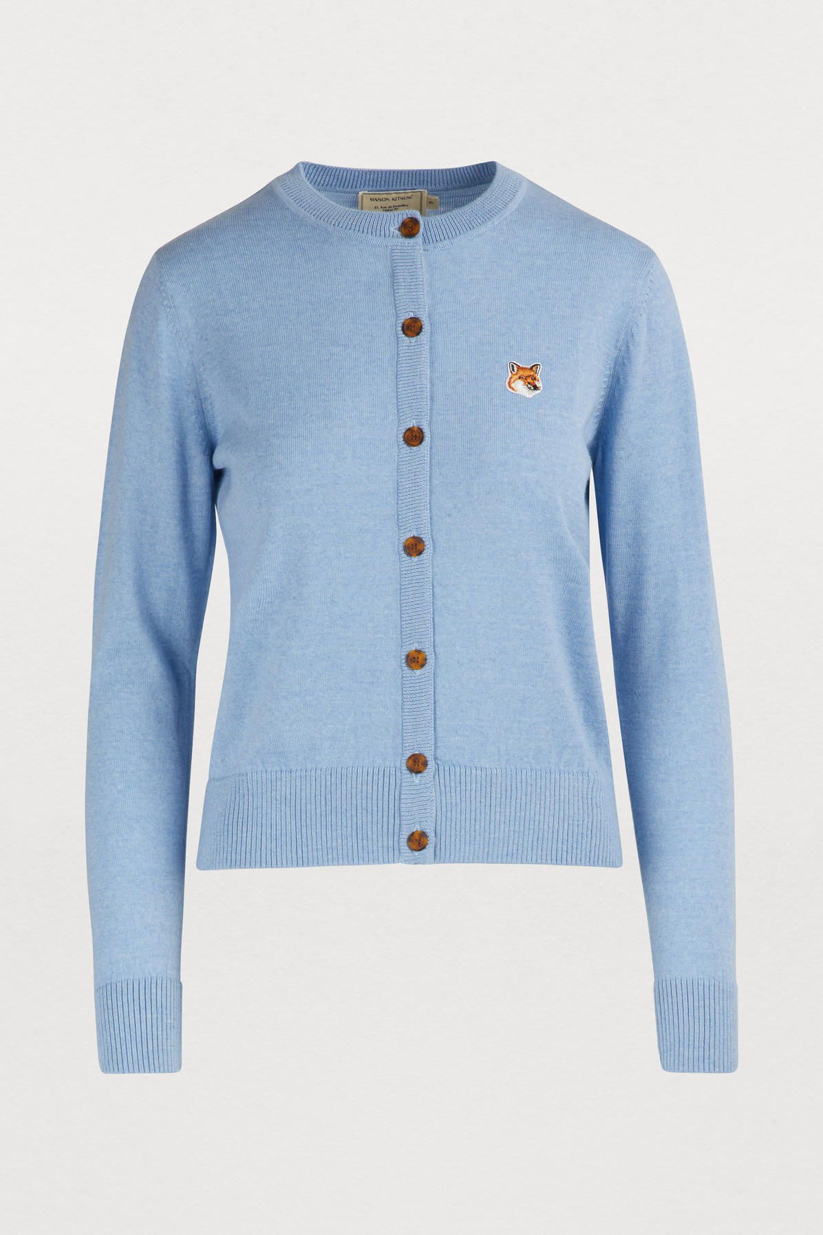 maison kitsune cardigan