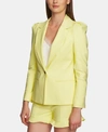 1.state Fitted Single-button Blazer In Honeysuckle