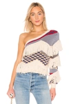 House Of Harlow 1960 X Revolve Noa Sweater In Navy & Red