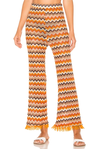 House Of Harlow 1960 X Revolve Missy Pant In Rusty Chevron
