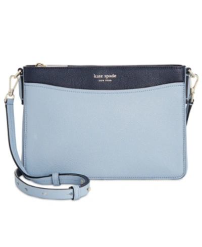 Kate Spade Margaux Medium Convertible Crossbody Bag - Blue In Horizon Blue Multi/gold