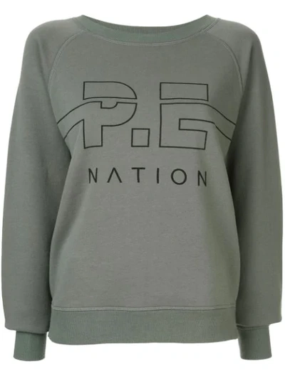 P.e Nation Swingman套头衫 - 绿色 In Green