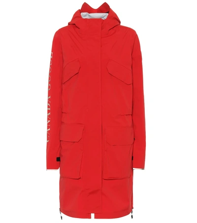 Canada Goose Women's Seaboard Waterproof Rain Jacket In Red