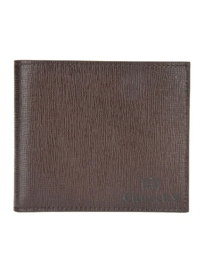 Church's Logo Bi-fold Wallet In Brown+black