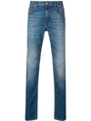 Z Zegna Slim Fit Jeans In Blue