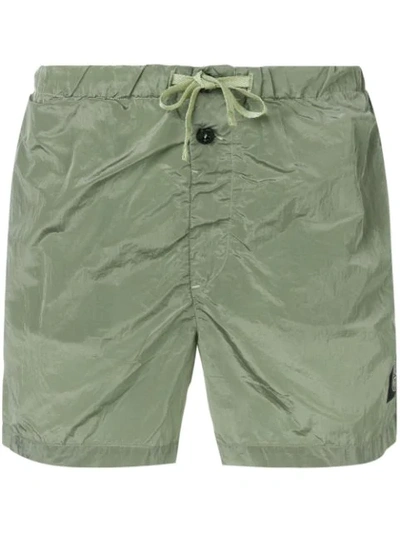 Stone Island Klassische Badeshorts - Grün In Green