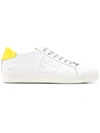 Leather Crown Low-top Sneakers - White