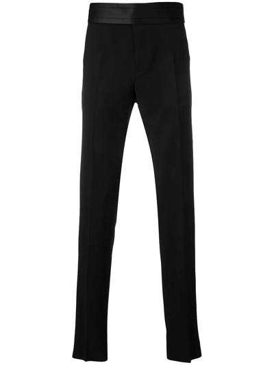 Dolce & Gabbana Pleat Detail Tailored Trousers - Atterley In Black