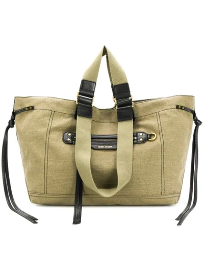 Isabel Marant Wardy Tote Bag In Green