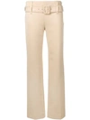 Prada Tecno Trousers In Neutrals