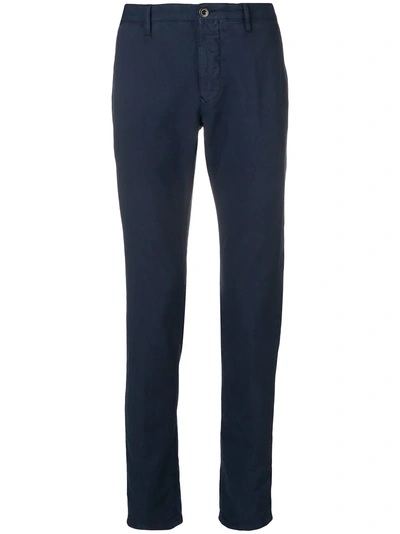 Incotex Classic Chino Trousers - Blue In Blue