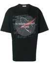 Ih Nom Uh Nit Paris Print T-shirt In Black