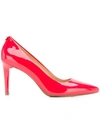 Michael Michael Kors Patent Dorothy Pumps In Red