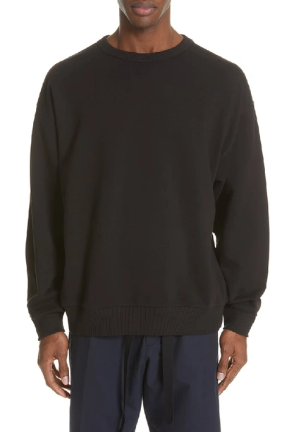 Dries Van Noten Haston Oversize Sweatshirt In Black