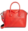Givenchy Small Antigona Perforated Satchel - Red In Pop Red