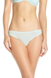 On Gossamer 'hip-g' Mesh Thong In Seaglass