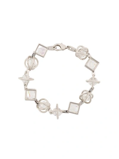 Atelier Swarovski Nostalgia Bracelet By Mary Katrantzou In Silver