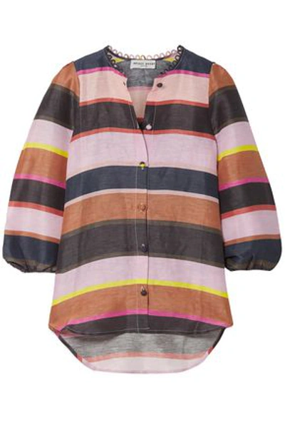 Apiece Apart Woman Lalla Cotton-poplin Shirt Multicolor