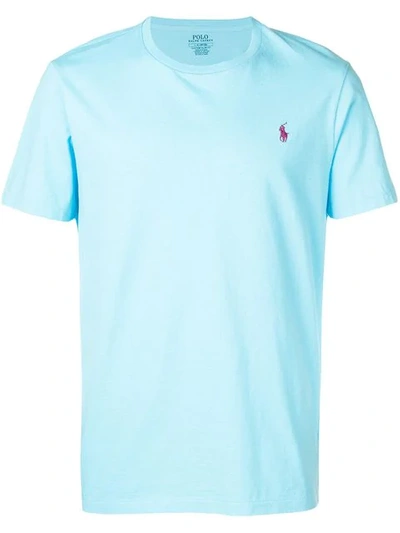 Polo Ralph Lauren Embroidered Logo T In Blue