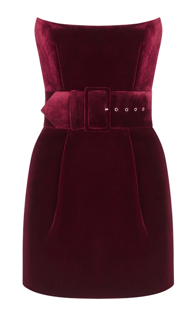 alexander wang velvet mini dress