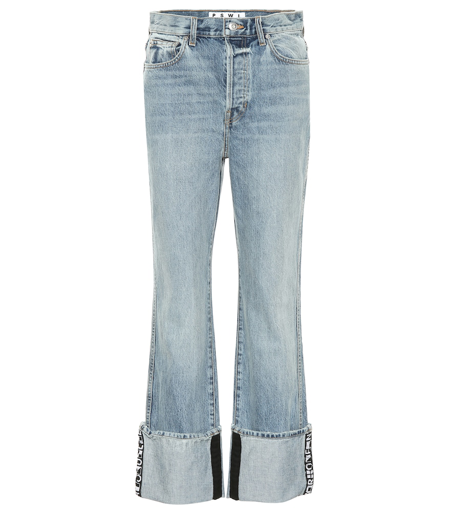 Proenza Schouler Stove Pipe High-Rise Jeans In Blue | ModeSens