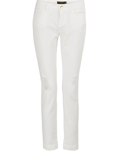 Dolce & Gabbana Stretch Jeans In White