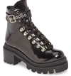 Jeffrey Campbell Czech Lace-up Boot In Black Box