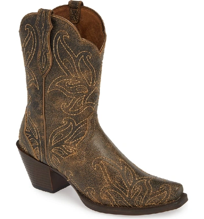 Ariat Bellatrix Western Boot In Rock Ridge Leather