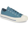 Converse Chuck Taylor All Star Chuck 70 Ox Leather Sneaker In Teal/ Pink Foam/ Egret