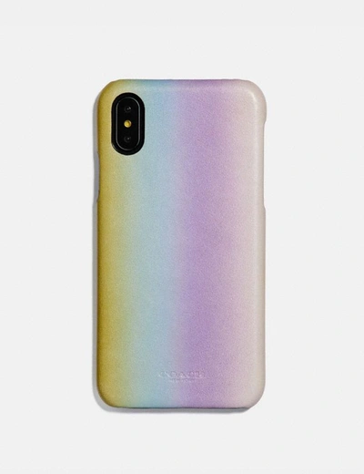 Coach Iphone X/xs Case With Ombre In Neutral