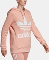 Adidas Originals Women's Originals Trefoil Hoodie, Pink In Dust Pink