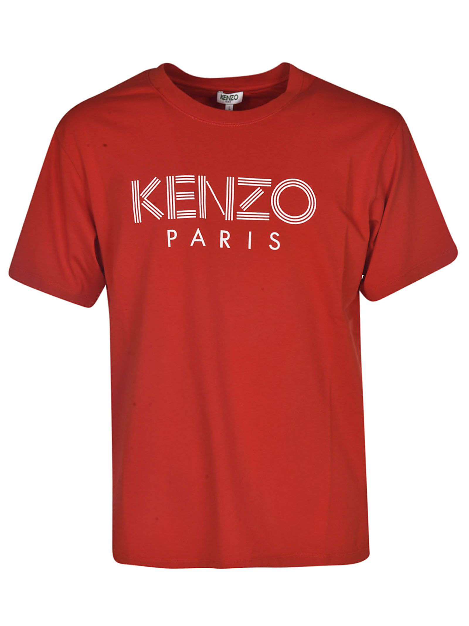 red and black kenzo shirt