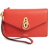 Mulberry Amberley Iphone Leather Clutch - Red In Hibiscus Red