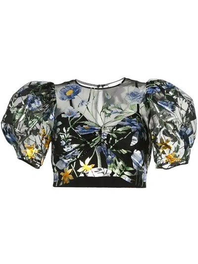 Alice Mccall Some Kind Of Beautiful Crop Top In Black