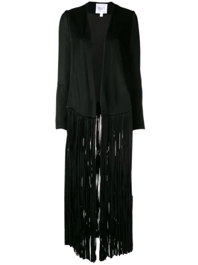 Galvan Fringed Jacket In Black