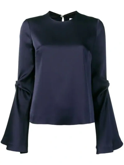 Galvan Orchid Blouse In Blue