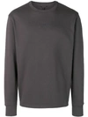 Belstaff Logo Embroidered Sweatshirt In Grey