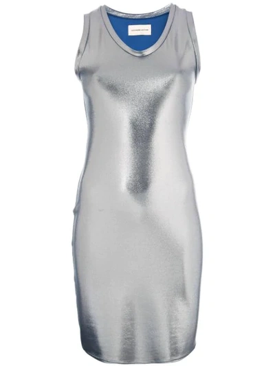 Alexandre Vauthier Metallic Dress In Silver