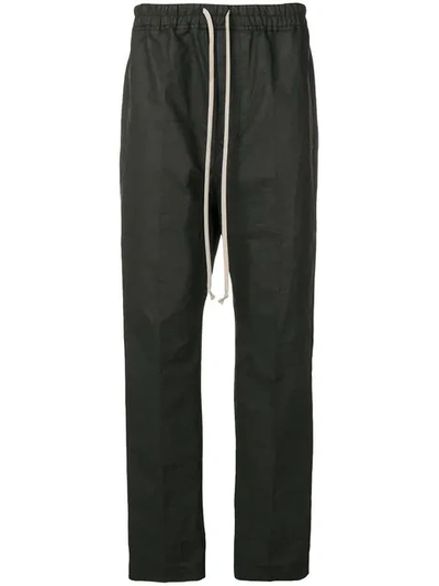 Rick Owens Track Style Tailored Trousers In Black