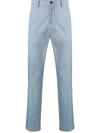 Prada Slim Fit Chinos In Blue