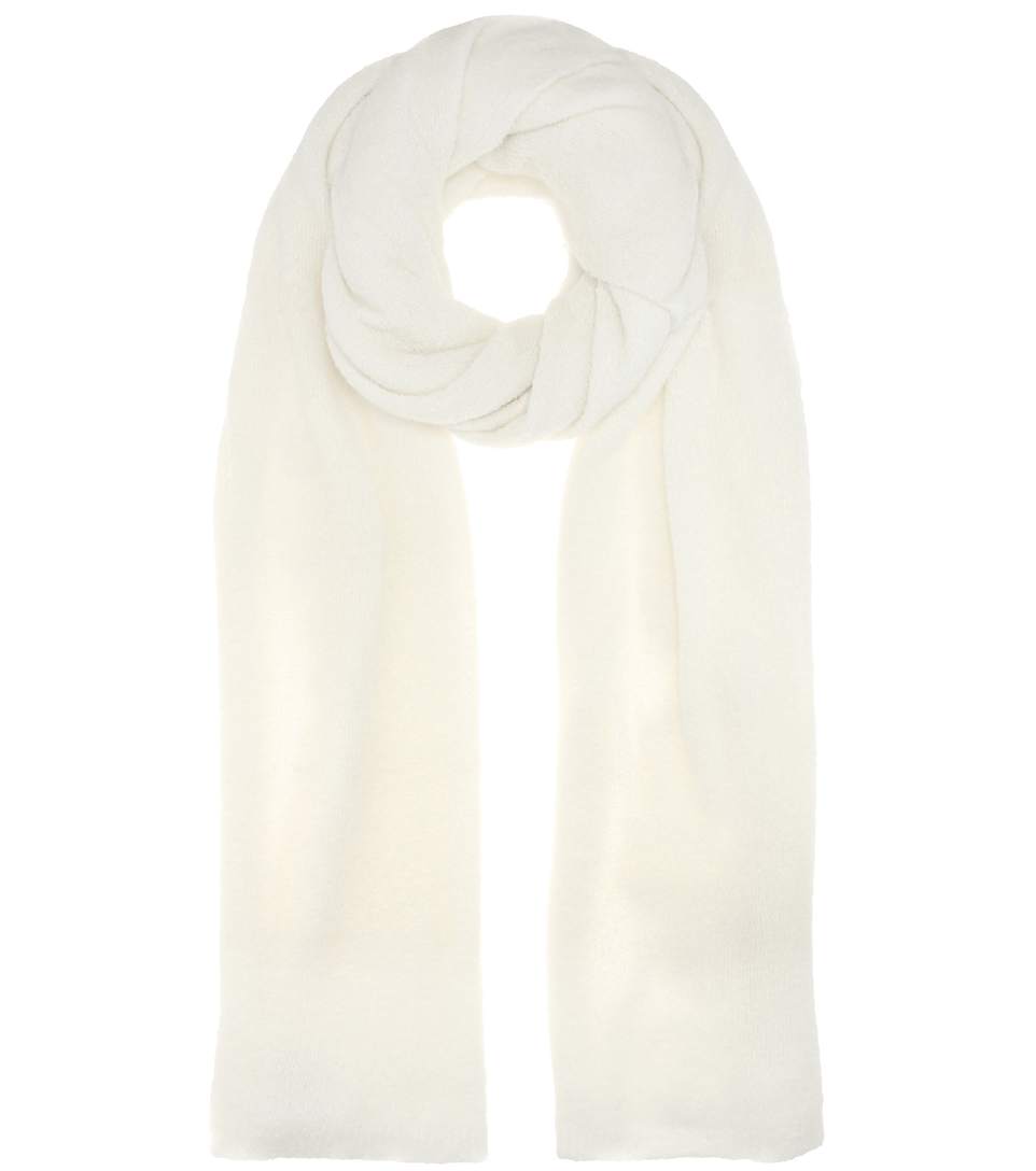 Calvin Klein Collection Cashmere And Silk Scarf In Eordic White ModeSens
